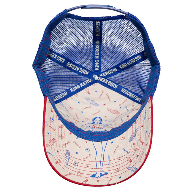 King Kerosin Never Grow Up trucker cap beige