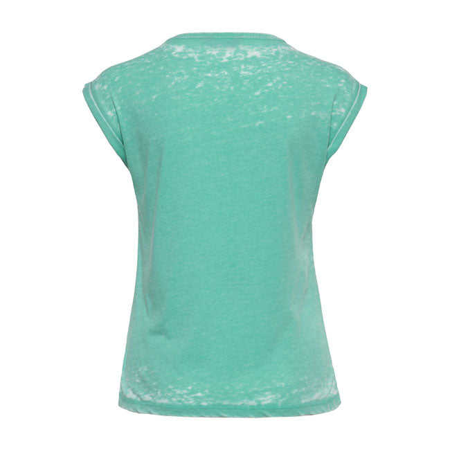 Queen Kerosin Ride More, Worry Less t-shirt mint