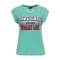 Queen Kerosin Ride More, Worry Less t-shirt mint