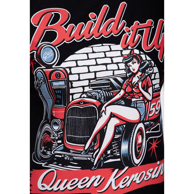Queen Kerosin Build It Up t-shirt black