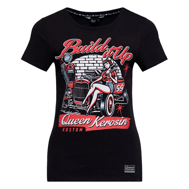 Queen Kerosin Build It Up t-shirt black