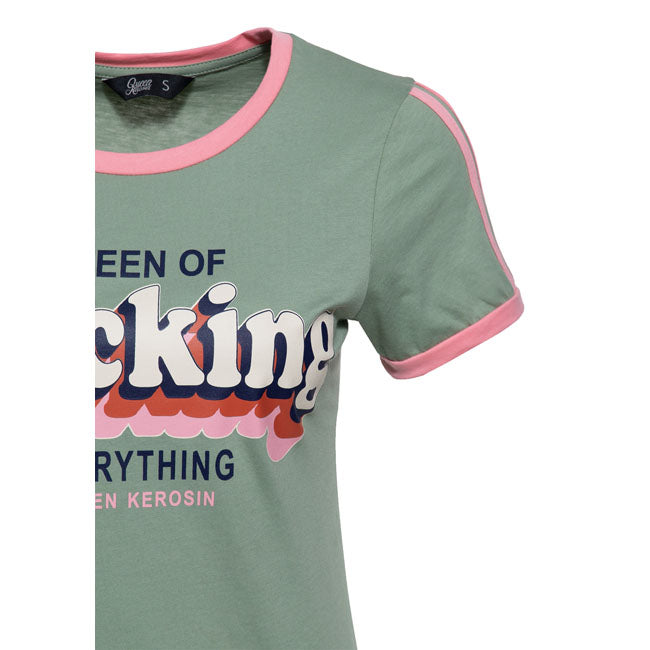 Queen Kerosin Queen Of Fucking Everything t-shirt green/pink