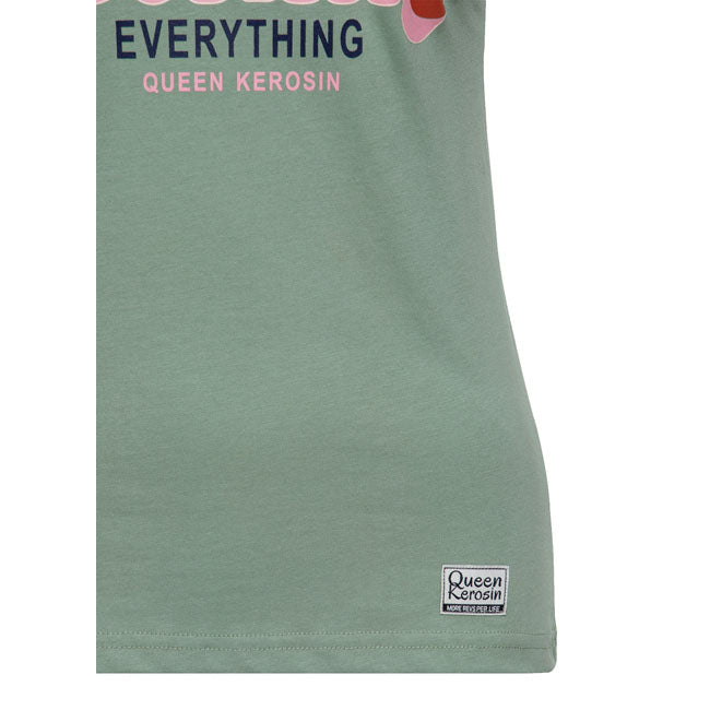 Queen Kerosin Queen Of Fucking Everything t-shirt green/pink