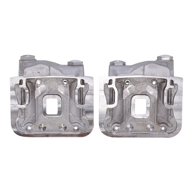 EMD, ''Knucklehead style'' rocker cover set. Raw — 84-99 Evo Big Twin (NU)