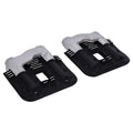 EMD, ''Knucklehead style'' rocker cover set. Black cut — 84-99 Evo Big Twin (NU)