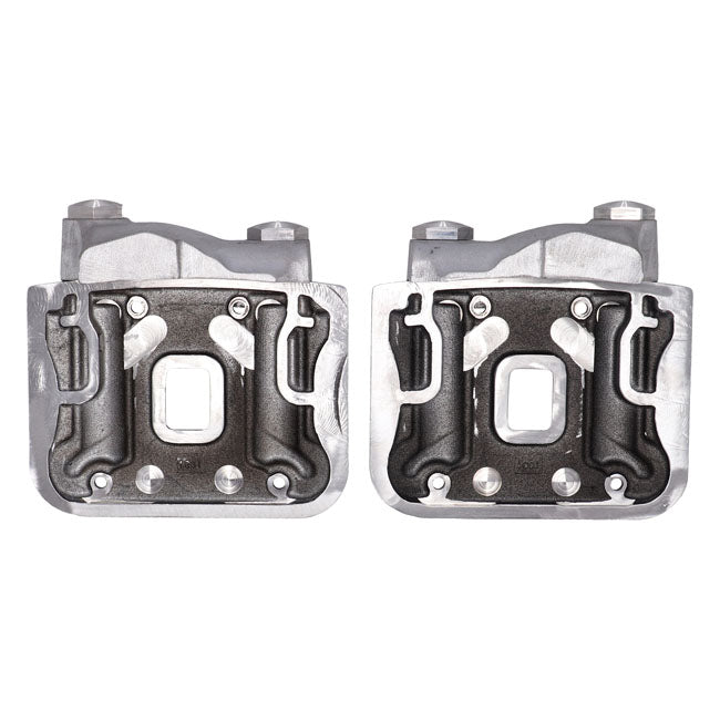 EMD, ''Knucklehead style'' rocker cover set. Black cut — 86-03 XL Sportster (NU)
