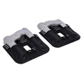 EMD, ''Knucklehead style'' rocker cover set. Black cut — 86-03 XL Sportster (NU)