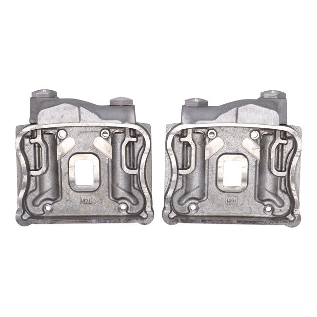 EMD, ''Knucklehead style'' rocker cover set. Raw — 04-22 XL Sportster (NU)
