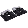EMD, ''Knucklehead style'' rocker cover set. Black cut — 04-22 XL Sportster (NU)