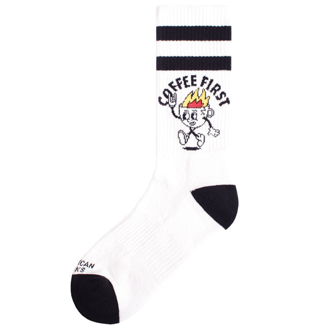 American Socks Coffee First Mid High socks