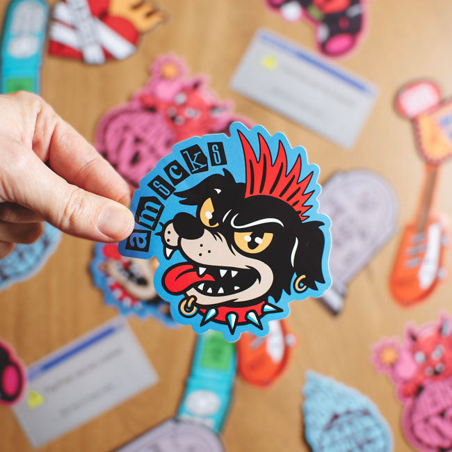 American Socks Pop-Punk Sticker Pack stickers
