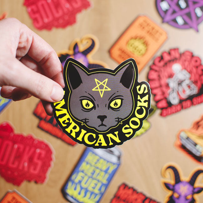 American Socks Metal Sticker Pack stickers