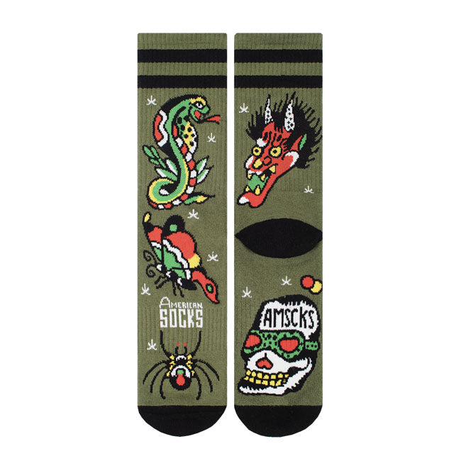American Socks Forever Wrong Mid High socks