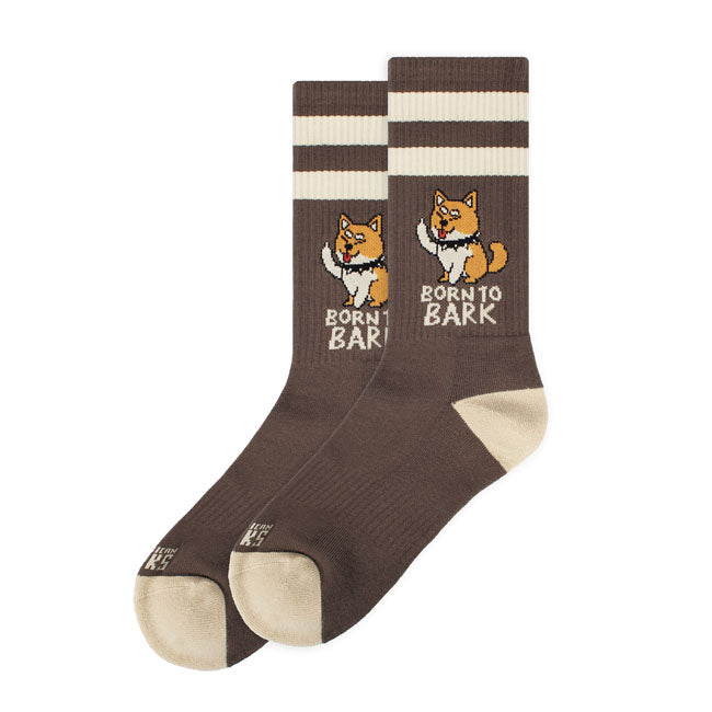 American Socks Born to Bark Mid High socks