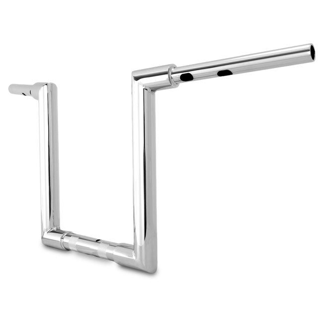 Burly, 1-1/2" Jason bar. 12" rise. Chrome