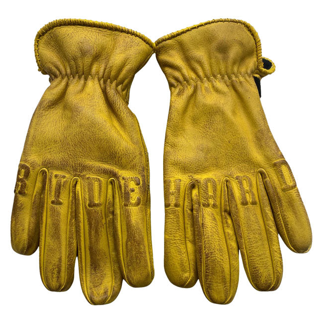 Rokker Ride Hard gloves yellow