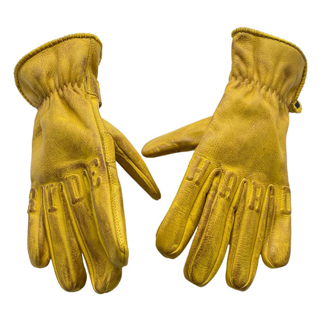 Rokker Ride Hard gloves yellow