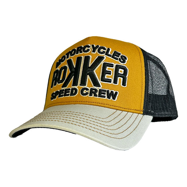 Rokker Speed Crew II cap sand/fog/black