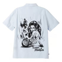 Loser Machine Attendant shirt light blue