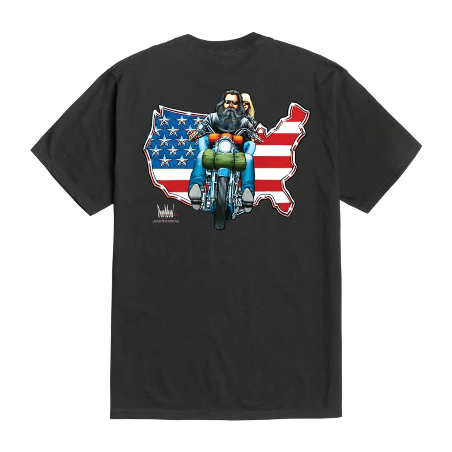 Loser Machine Destination America t-shirt black