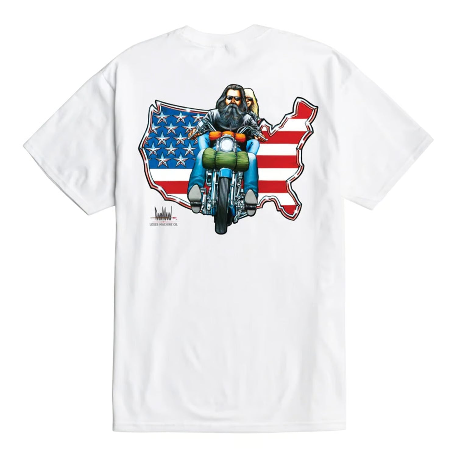 Loser Machine Destination America t-shirt white