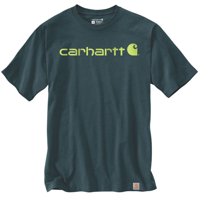 Carhartt Dearborn Relaxed logo t-shirt Dark harbor teal
