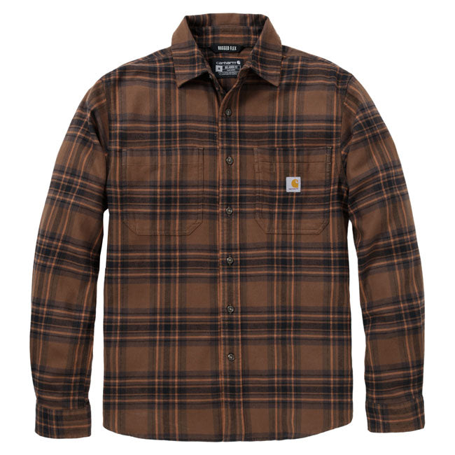 Carhartt Hamilton Relaxed LS Plaid shirt red duck