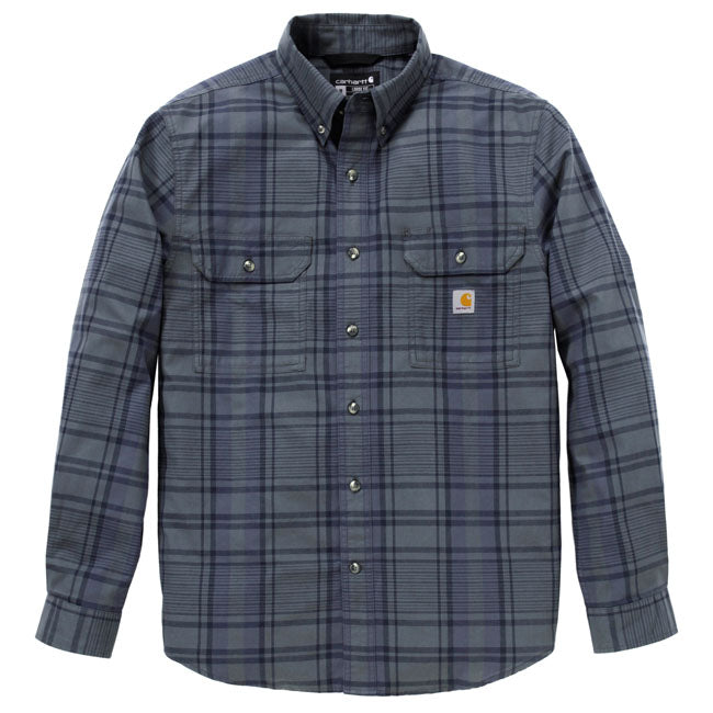 Carhartt Fort Loose LS Plaid shirt navy/deep smoke blue