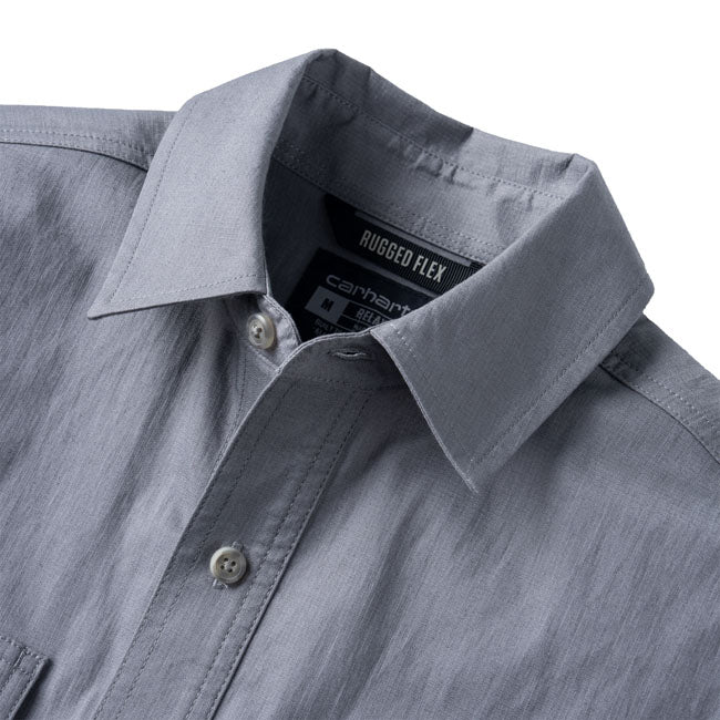 Carhartt Glenwood Relaxed LS shirt steel