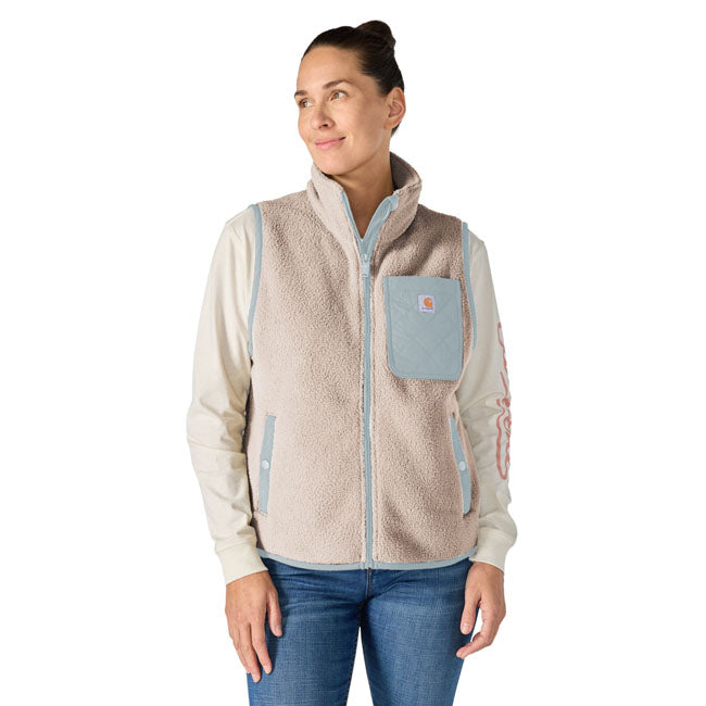Carhartt Sherpa Fleece vest gray dunes
