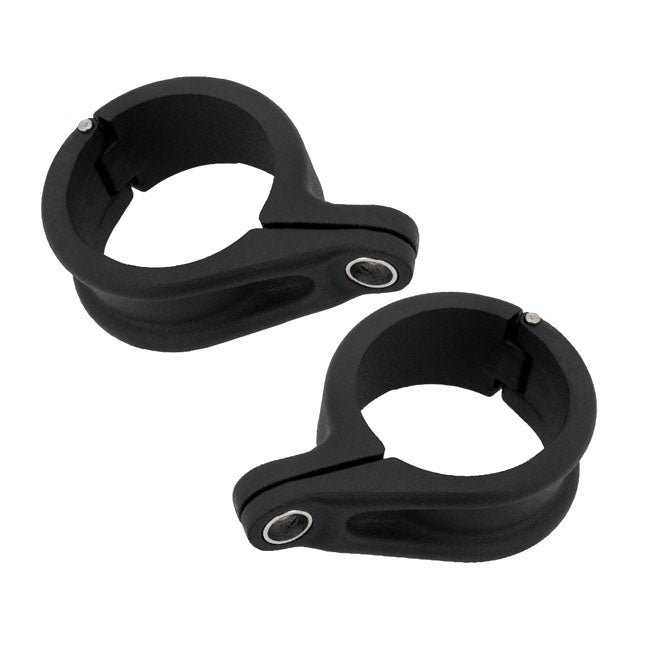 Motone, Turn Signal Fork Mount Brackets. Black