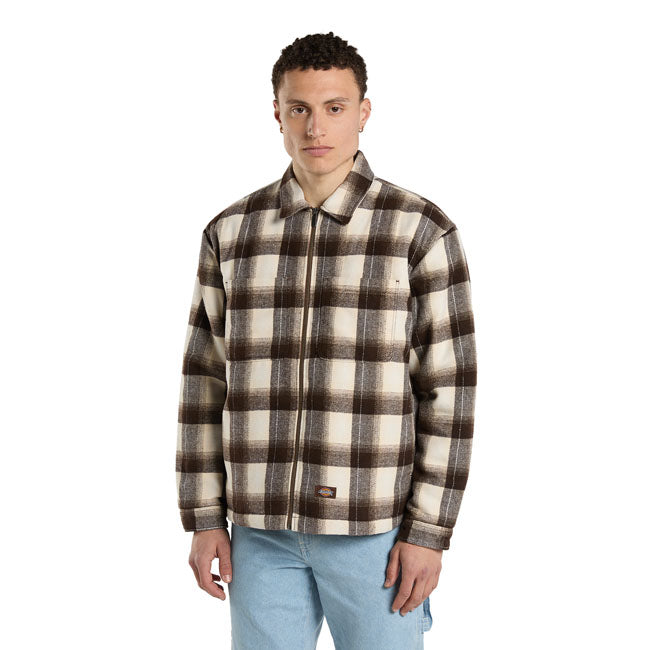 Dickies Florence Oversized shacket timber brown