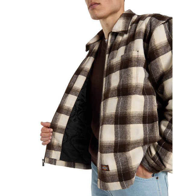 Dickies Florence Oversized shacket timber brown