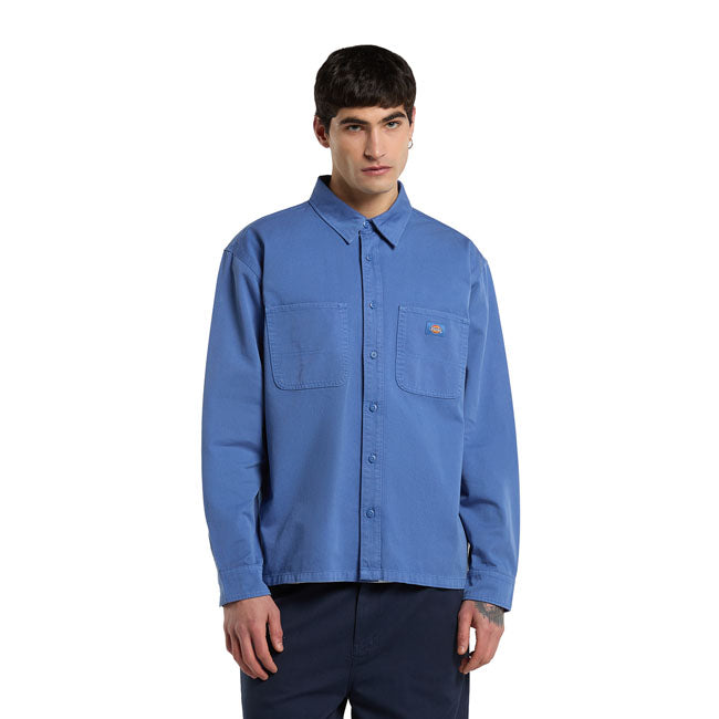 Dickies 247 Garment Dyed Work shirt dutch blue
