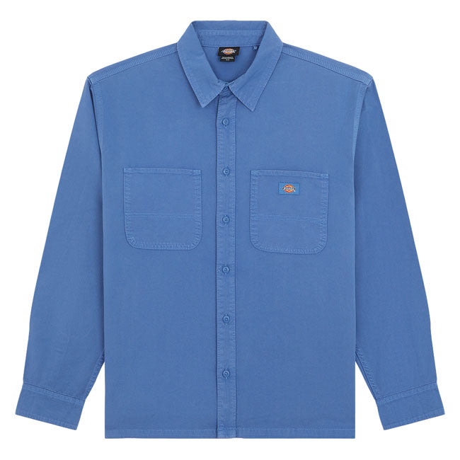 Dickies 247 Garment Dyed Work shirt dutch blue