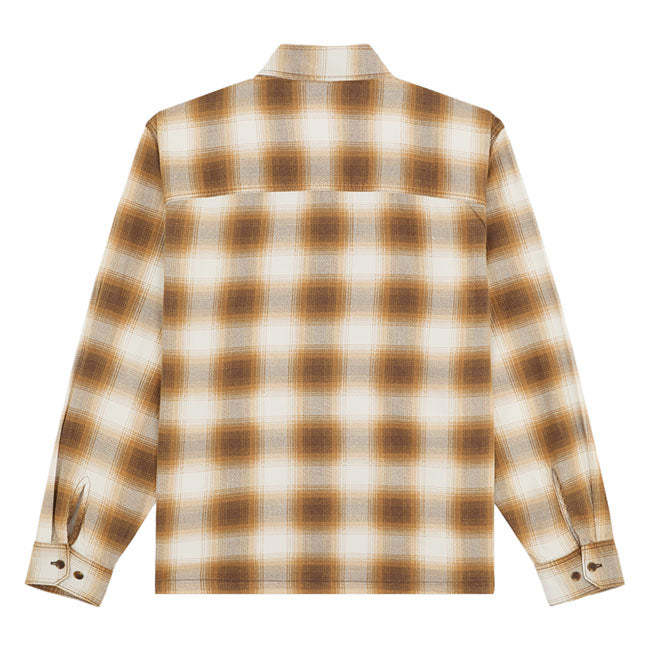 Dickies Gulfport Flannel shirt chocolate brown