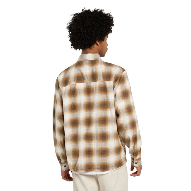 Dickies Gulfport Flannel shirt chocolate brown