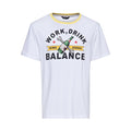 King Kerosin Work drink balance t-shirt white