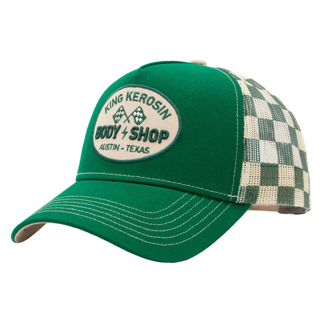 King Kerosin Body shop cap green
