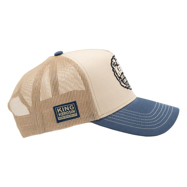 King Kerosin Hot Rod cap off white