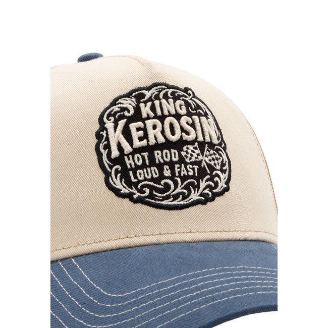 King Kerosin Hot Rod cap off white