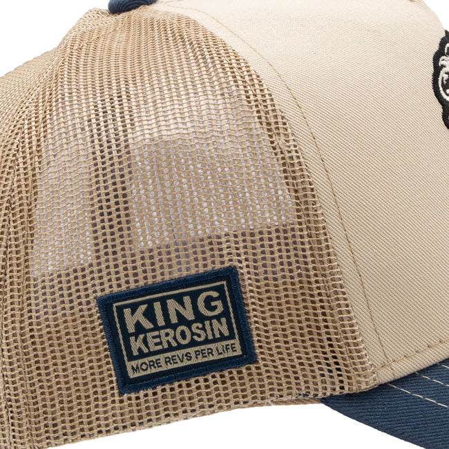 King Kerosin Hot Rod cap off white
