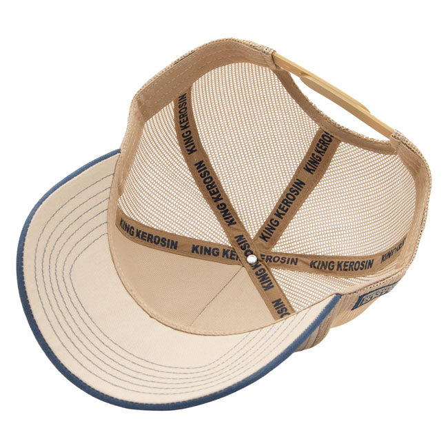 King Kerosin Hot Rod cap off white