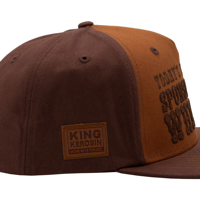 King Kerosin sponsored by whiskey cap brown