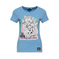 Queen Kerosin Talk sweet t-shirt light blue