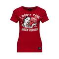 Queen Kerosin I don''t care t-shirt bordeaux