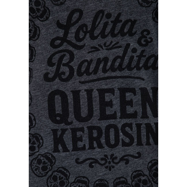 Queen Kerosin Lolita t-shirt anthracite
