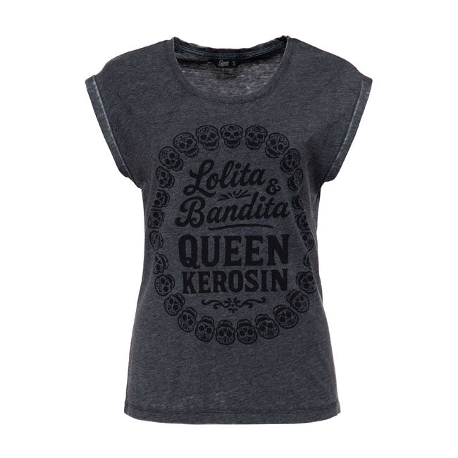 Queen Kerosin Lolita t-shirt anthracite