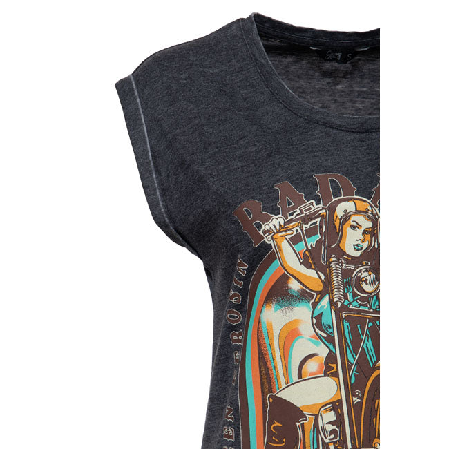 Queen Kerosin Badass t-shirt anthracite