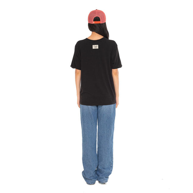 Von Dutch Fly female t-shirt black — Size XS